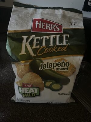 Kettle Cooked Jalapeo Flavored Potato Chips, Jalapeo