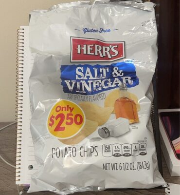 Salt & Vinegar Potato Chips, Salt & Vinegar