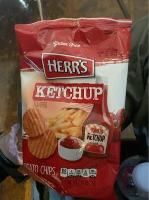 Ketchup Ripple Potato Chips, Ketchup
