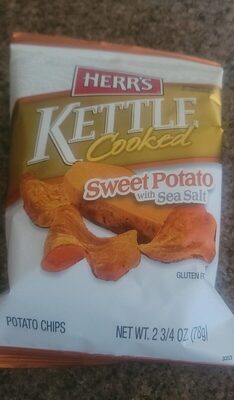 Sweet Potato With Sea Salt Kettle Cooked Potato Chips, Sweet Potato With Sea Salt