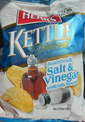 Kettle Cooked Boardwalk Salt & Vinegar Potato Chips, Salt & Vinegar