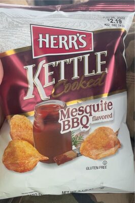 Kettle Cooked Mesquite BBQ Flavored Potato Chips, Mesquite BBQ