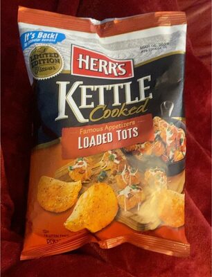 Kettle Cooked Loaded Tots Flavor Potato Chips, Loaded Tots