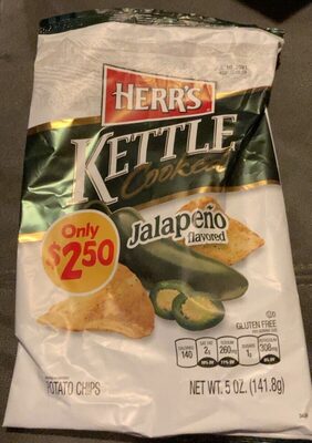 Jalapeno Flavored Potato Chips, Jalapeno