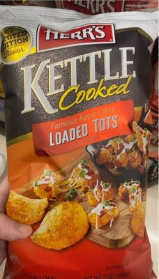 Kettle Cooked Loaded Tots Flavored Potato Chips, Loaded Tots