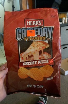Gameday Flavors Cheesy Pizza Flavored Potato Chips, Cheesy Pizza