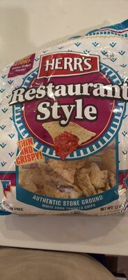 Restaurant Style Authentic Stone Ground White Corn Tortilla Chips, Restaurant Style