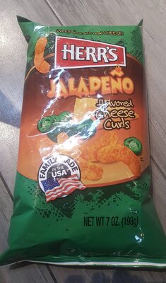 Herr's, Cheese Curls, Jalapeno Poppers, Jalapeno Poppers