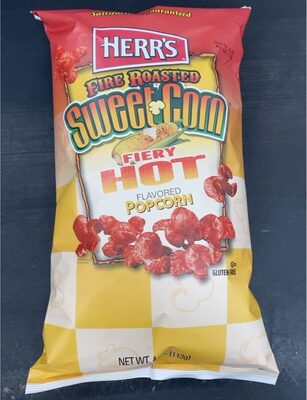Fire Roasted Fiery Hot Flavored Sweet Popcorn, Fire Roasted Fiery Hot