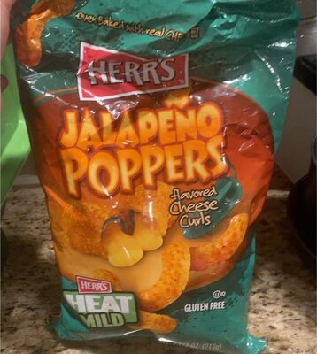 Jalapeo Poppers Flavored Cheese Curls, Jalapeo