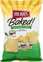 Sour Cream & Onion Flavored Potato Crisps, Sour Cream; Onion