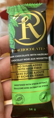 Dark Chocolate Bar With Hazelnut, Dark Chocolate With Hazelnut