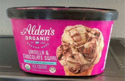 Vanilla & Chocolate Swirl Ice Cream, Vanilla & Chocolate Swirl