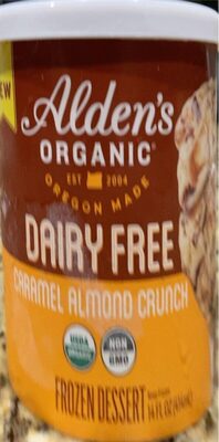 Caramel Almond Crunch Dairy Free Frozen Dessert, Caramel Almond Crunch