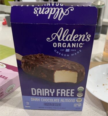 Dark Chocolate Almond Dairy Free Frozen Dessert, Dark Chocolate Almond