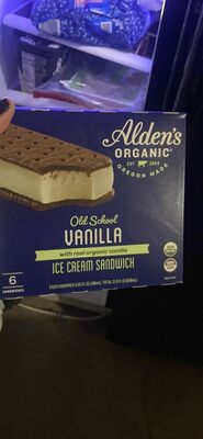 Vanilla Old School Ice Cream Sandwich, Vanilla