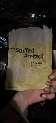 Cheddar Cheese Stuffed Pretzel, Cheddar Cheese