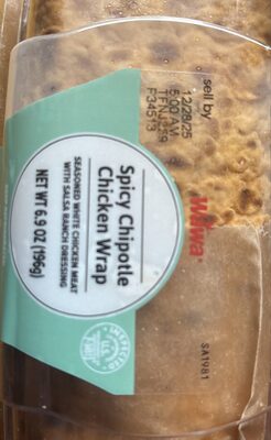 Spicy Chipotle Chicken Wrap, Spicy Chipotle Chicken