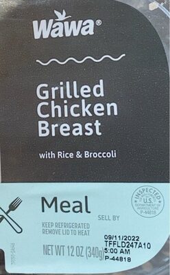 Grilled Chicken Breast With Rice & Broccoli Meal, Grilled Chicken Breast