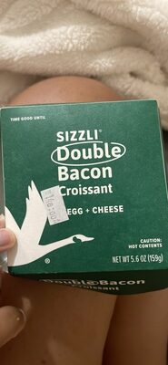 Sizzli Bacon Double Croissant, Sizzli Bacon