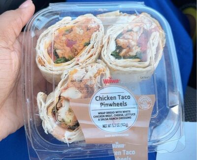 Chicken Taco Pinwheels, Chicken Taco