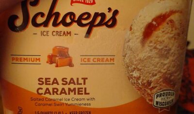 Sea Salted Caramel Flavored Ice Cream With A Caramel Swirl, Sea Salt Caramel