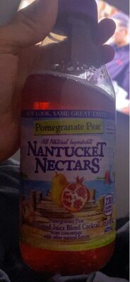 Pomegranate Pear Flavored Juice Blend Cocktail, Pomegranate; Pear