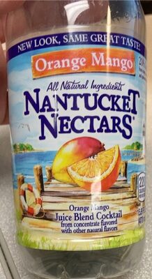 Orange Mango Flavored Juice Blend, Orange; Mango
