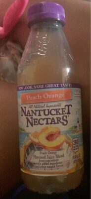 Peach Orange Flavored Juice Blend, Peach; Orange