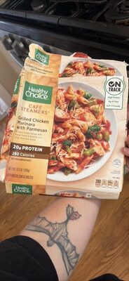 Healthy Choice Caf Steamers Grilled Chicken Marinara With Parmesan, Frozen Meal, 9.5 oz. Bowl