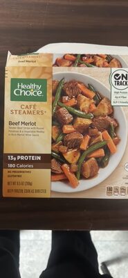 Healthy Choice Caf Steamers Beef Merlot, Frozen Meal, 9.5 oz. Bowl