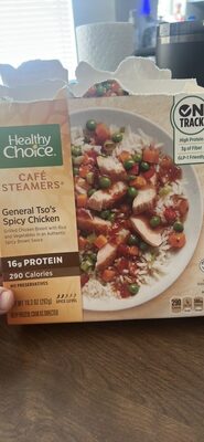 Healthy Choice Caf Steamers General Tso's Spicy Chicken, Frozen Meal, 10.3 oz. Bowl