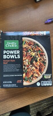 Korean-Style Beef Tender Braised Beef With Mushrooms And Vegetables Served On Top Of Brown & Red Rice, Red Quinoa And Black Barley With A Spicy Gochujang And Soy Sauce Topped With Black & White Sesame Seeds Power Bowls, Korean-Style Beef