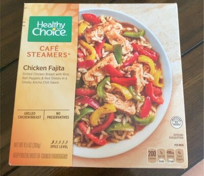 Chicken Fajita Grilled Chicken Breast With Rice, Bell Peppers & Red Onions In A Smoky Ancho Chili Sauce Cafe Steamers, Chicken Fajita