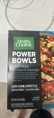 Cajun-Style Chicken & Sausage Pulled Chicken Breast & Chicken Sausage With Black Beans And Vegetables Served On Top Of Riced Cauliflower With A Cajun-Style Red Pepper Sauce Power Bowls, Cajun-Style Chicken & Sausage