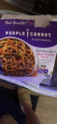 Plant-Based Be'F Udon Noodle With Mixed Vegetables In A Savory Stir Fry Sauce Bowl, Plant-Based Be'F Udon Noodle