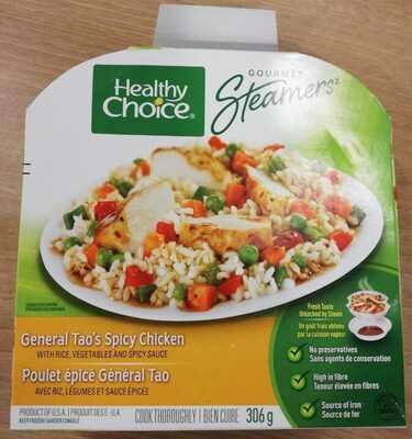 Healthy Choice, Gourmet Steamers, General Tao's Spicy Chicken