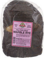 Sliced Marble Rye Bread