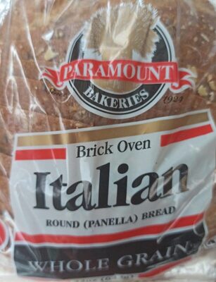 Brick Oven Whole Grain Italian Round Panella Bread