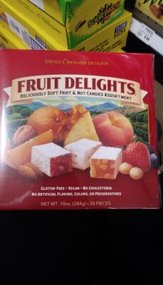 Fruit Delights Deliciously Soft Fruit & Nut Candies Assortment, Fruit Delights