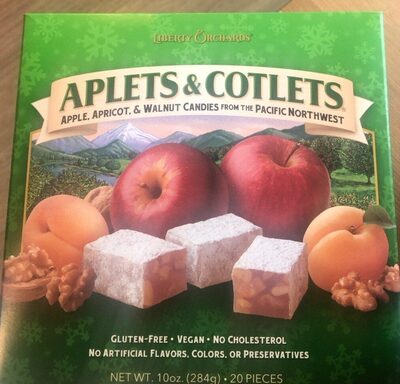 Aplets & Cotlets Apple, Apricot, & Walnut Candies, Aplets & Cotlets