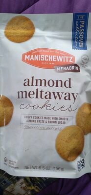 Mehadrin Almond Meltaway Cookies, Almond