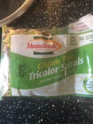 Gluten Free Tricolor Spirals Yolk Free Noodle Style Pasta