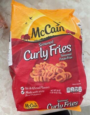 Curly Fries Seasoned Potato Fries, Curly Fries
