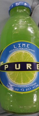 Lime Naturally And Artificially Flavored Juice Drink From Concentrate