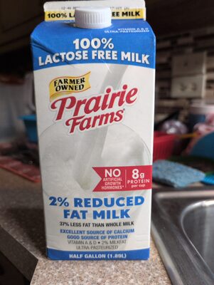 2% Reduced Fat Milk