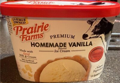Homemade Vanilla Flavored Ice Cream, Homemade Vanilla