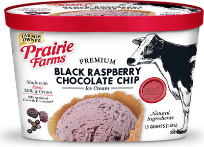 Premium Black Raspberry Chocolate Chip Ice Cream, Black Raspberry Chocolate Chip