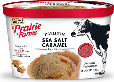 Premium Sea Salted Ice Cream With A Ribbon Of Sweet Caramel, Sea Salt Caramel