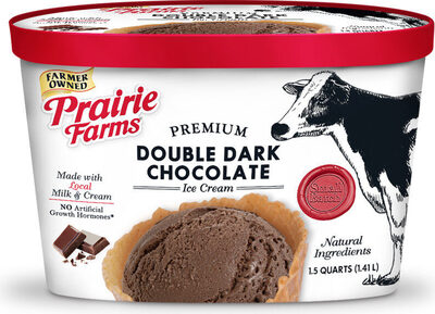 Premium Chocolate Ice Cream Blended With Deep Dark Cocoa, Double Dark Chocolate